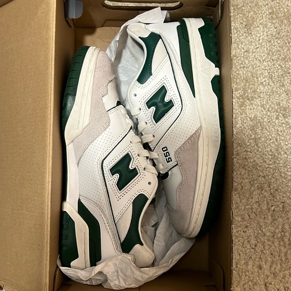 New Balance Shoes - New balance 550 White/Green/Gray